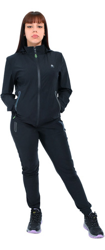 Conjunto Deportivo Mujer Campera Pantalón Irun Henglumao 009