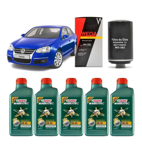 Jetta Tsi 2.0 200cv Troca Óleo Castrol Norma 508 5w40 Wo592