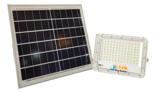 Reflector Recargable De 100w Con Panel Solar Led Flood Ligth