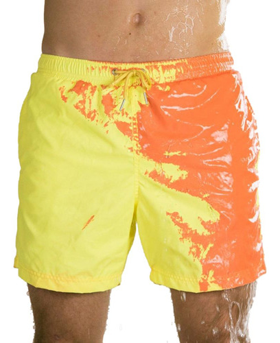 Pantalones De Playa Que Cambian De Color Para Hombre Cambian