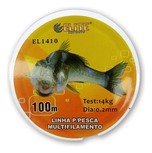 Linha De Pesca Multifilamento 20mm 100m 14kg