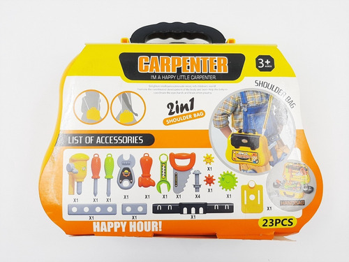 Disfraz De Maestro Constructor Con Accesorios Para Niños