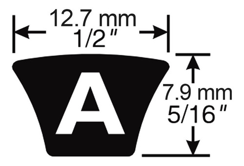 Banda A-42 Gates 91122042 Longitud 1117mm 12000230