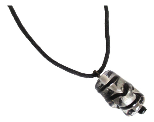 Vishudi Collar Con Vidrio Soplado Con Negro