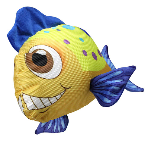 Juguete De Peluche Interactivo Con Forma De Pez Para Perro Q