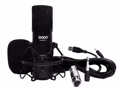 Microfono Condenser Grabacion Profesional Moon Ms01 La Roca