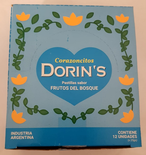 Corazoncitos Dorins X12 Frutos Del Boque - La Golosineria
