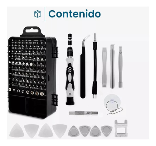 Juego Set Reparacion De Celulares 115 Piezas Herramientas