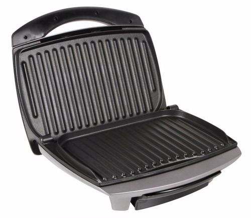 Parrilla Grill Eléctrica Antiadherente Atma Pg4720p Color Gris
