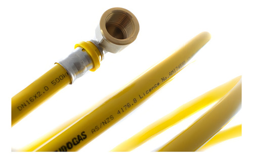 Tubo Pex Para Gás Multicamada 16 Kit 11 Mts C/acess. Montado