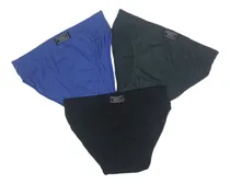 Comprar Calzoncillo De Hombre Pack X3 Slip, Algodon 1ra Calidad