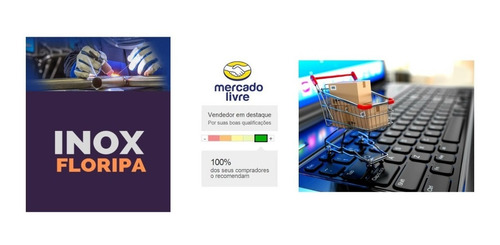 Imagem 5 de 5 de Pia Industrial Aço Inox 1,00x53mt Reforçada