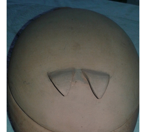 Olla De Ceramica Chancha Alto 23 Cm Ancho 24 Cm Largo 37 Cm