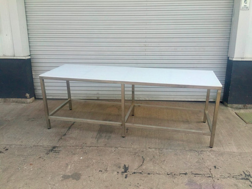 Mesón Amasijo Panadería Cubierta Polietileno 200x90 Cms