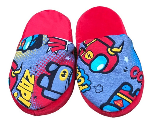 Pantuflas Cómoda Among Us Dc Comics Batman Superman Iron Man