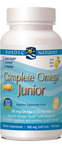 Complete Omega Junior Nordic Sin Gluten 90 Capsulas 