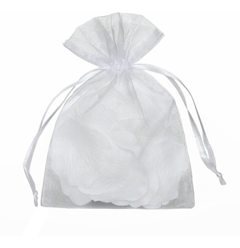 100 Saquinhos Organza 12x16 - Lembrancinhas Fita Cetim Cd Cm