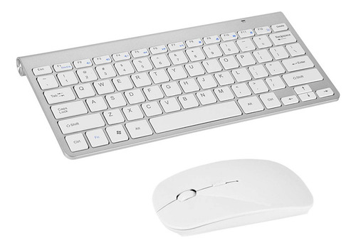 Kit De Mouse E Teclado Keyboard Slim De 2,4 Ghz Para Desktop