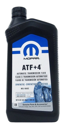 Aceite Atf+4 Mopar Jeep Caja Automática Sintético