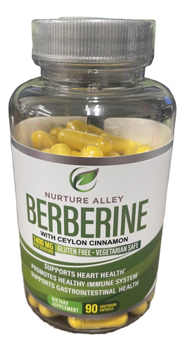 Nurture Alley Berberine Complex - Berberina Hcl 1200 Mg Plus