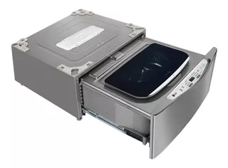 Lavadora automática LG TWINWash Mini WD100C inverter graphite steel 3.5kg 220 V