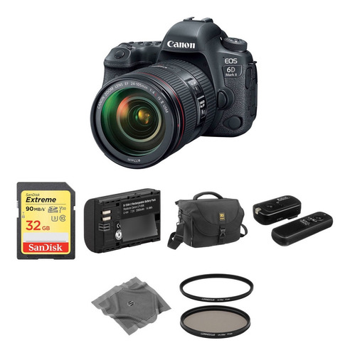 Canon Eos 6d Mark Ii Dslr Camara Con 24-105mm F/4 Lens Basic