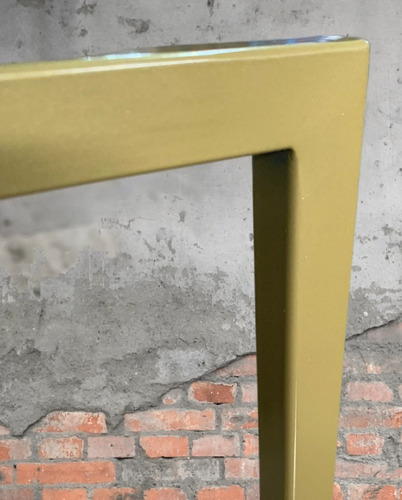 Mesa Alta Bistrô Dourada Tampo Redondo Branco Industrial Cor Dourado