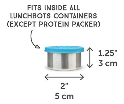 Lunchbots Tiny Dips Recipientes Para Condimentos Juego De