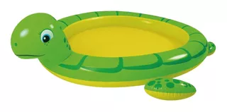 Alberca Inflable Circular Sunclub Tortuga Con Spray Incluido