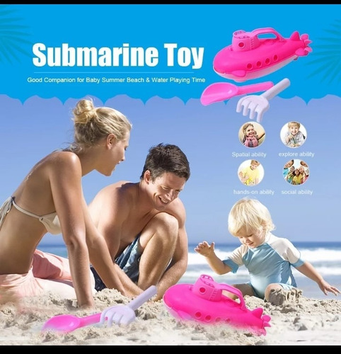 Submarino De Juguete Con Hélice Giratoria Para Baño Playa