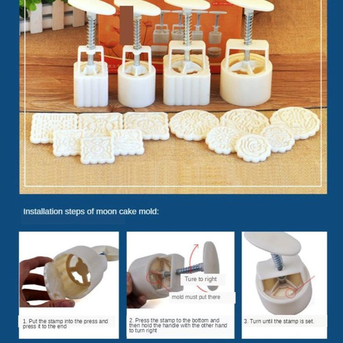 Juego De Moldes De Bricolaje Galletas De Prensa Del