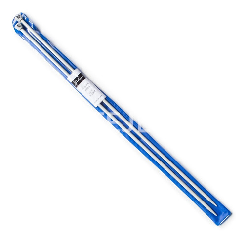 Imagen 3 de 4 de Agujas Tricot De Aluminio Marca Silver N° 5 Por Par.