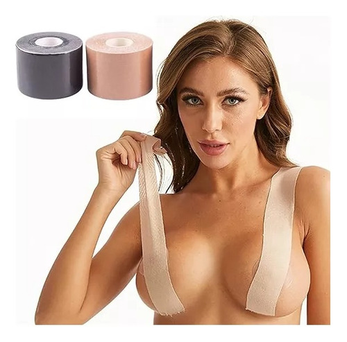 Duo Brasier Strapless Invisible Push Up Cinta 5mts 3puLG F