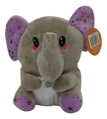 Elefante Con Estrllitas 17cm Sentado 4 Colores Ploppy 695405