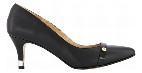 Zapato Alto X47980pv Liso Tacon Delgado Punta Ajustada