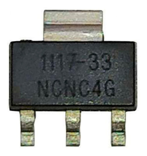 Kit Com 10 Regulador De Tensão 3.3v/1a G1117-33t63uf