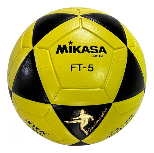 Balón Fútbol Mikasa Ft5 Cuero Original Clásico + Aguja 