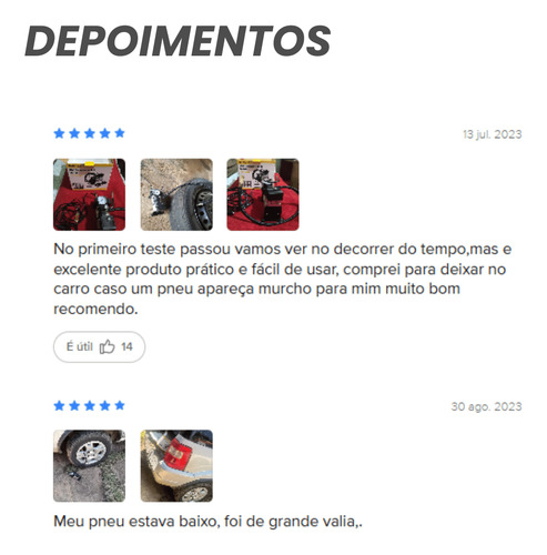 Compressor Veicular De Ar Portátil 12v Encher Pneu Manômetro