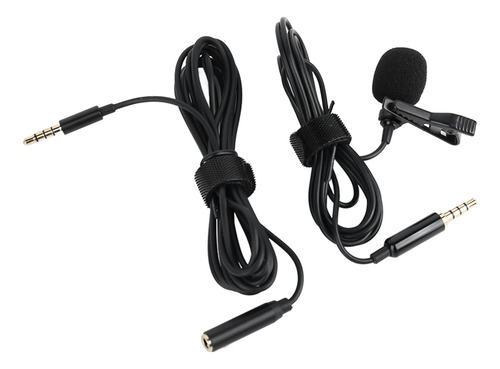 Micrófono De Solapa Con Clip Micrófono Lavalier Con