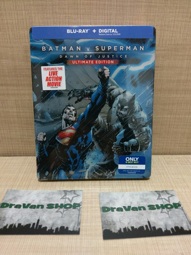Batman V Superman Steelbook Hd Blu-ray Película Stock