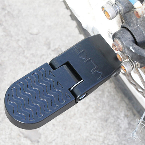 2 Reposapiés De Bicicleta Ligeros Con Clavija De 15 Mm
