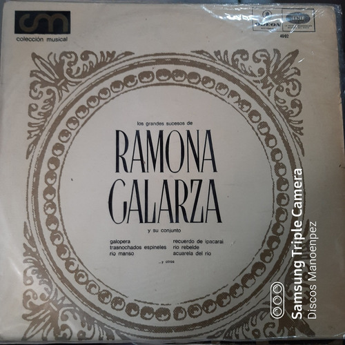 Vinilo Ramona Galarza Y Su Conjunto Los Grandes Sucesos F4