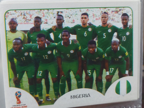 Lamina Album Mundial Rusia 2018 / #333 Team Nigeria
