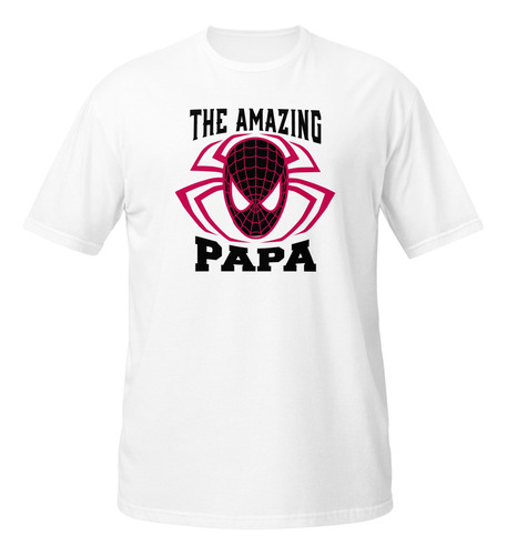 Playera Regalo Dia Del Padre. The Amazing Papá. Spiderman