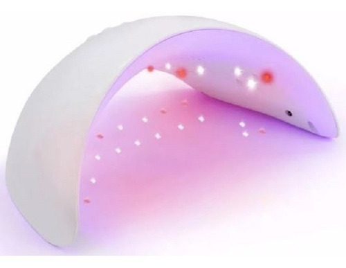 Cabina De Uñas Led Uv Sun 24w + Base + Top Coat + 5 Esmaltes