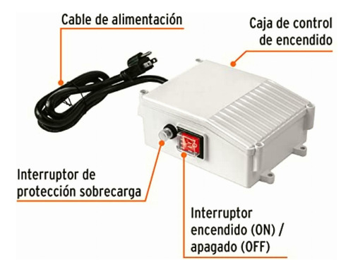 Truper Ce-bos-1/2lm2, Caja De Control Para Bomba Tipo Bala