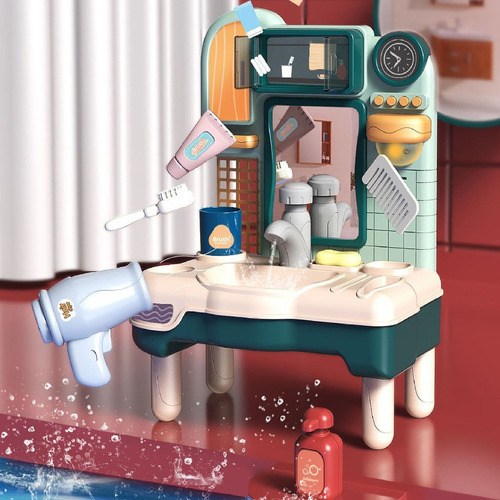 Juguetes Educativos For Niños, Juego De Lavabo Con Agua