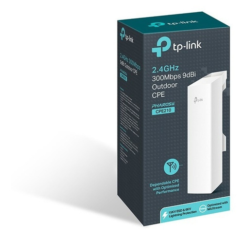 Imagen 5 de 6 de Access point exterior TP-Link Pharos CPE210 blanco 110V/220V