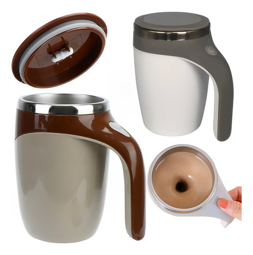 Imagem 1 de 9 de Caneca Magnética Cup Mixer Térmica Copo Automático Portátil