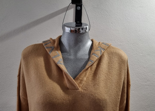 Sueter Calido Sweater Tunica Con Capucha Calvin Klein Mujer